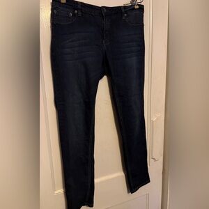 Kenneth Cole Dark Wash Skinny Jeans Size 10